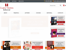 Tablet Screenshot of cuatrovientos.cl